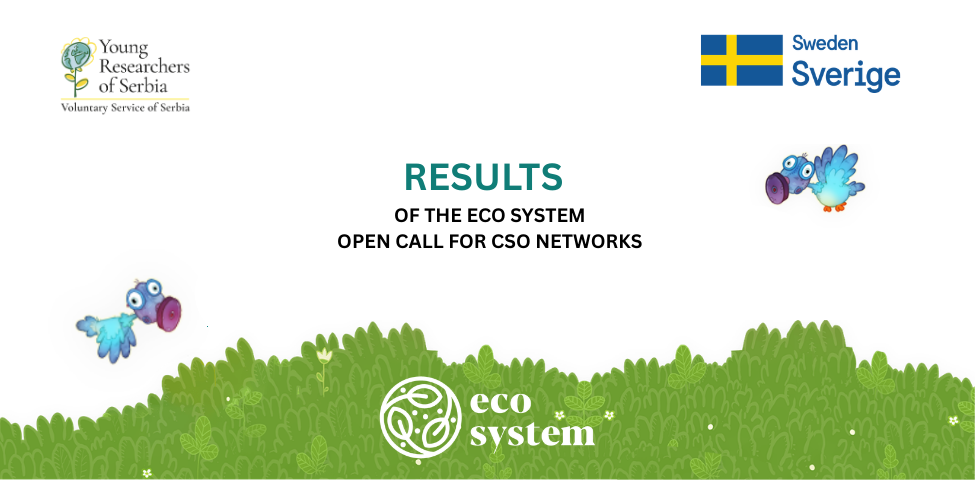 YRS ECO SYSTEM OPEN CALL RESULTS 1